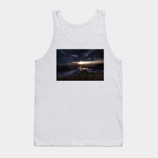 Sunset Over Clevedon Estuary Tank Top